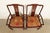 Late 19th Century Antique Chinese Carved Rosewood Armchairs With Mother of Pearl Inlay, Circa 1890s For Sale - Image 5 of 15