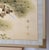 1950s Japanese Byobu "Bird in a Bamboo Forest" Hand Painted and Hand Signed 4-Panel Silk Folding Screen Excellent Front and Very Good + Back Panels For Sale - Image 10 of 11