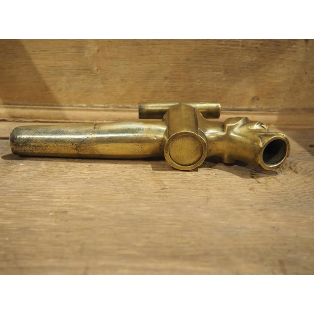 Late 19th Century Antique French Bronze Dog Form Wine Barrel Spout, Circa 1870 For Sale - Image 5 of 9