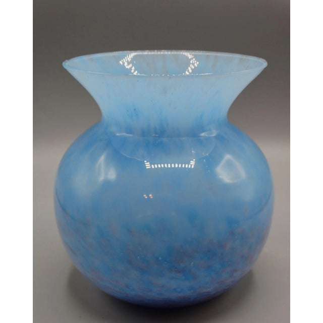 Modern Italian Hand Blown Murano Vetro Eseguito Vase / Italian Modern / Hollywood Regency For Sale - Image 3 of 5