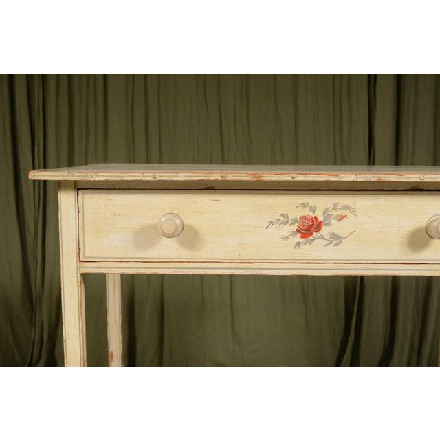 Paint Early Victorian Painted Pine Side Table, 1840s For Sale - Image 7 of 10