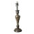 Late 20th Century Metal Lamp With Marble Motif For Sale