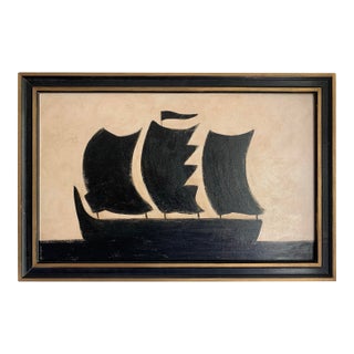 Contemporary Impressionist Style Seascape Painting on Canvas, Framed For Sale