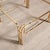 Coffee Table in Gold-Colored Metal & Smoked Glass, 1970s For Sale - Image 12 of 18