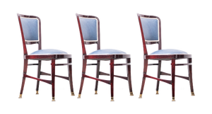 Art Nouveau Dining Chairs from Prof. Josef Hoffmann / Robert Fix, Vienna, Austria, 1900s, Set of 3