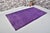 Textile Vintage Purple Wool Rug, 1960s For Sale - Image 7 of 9