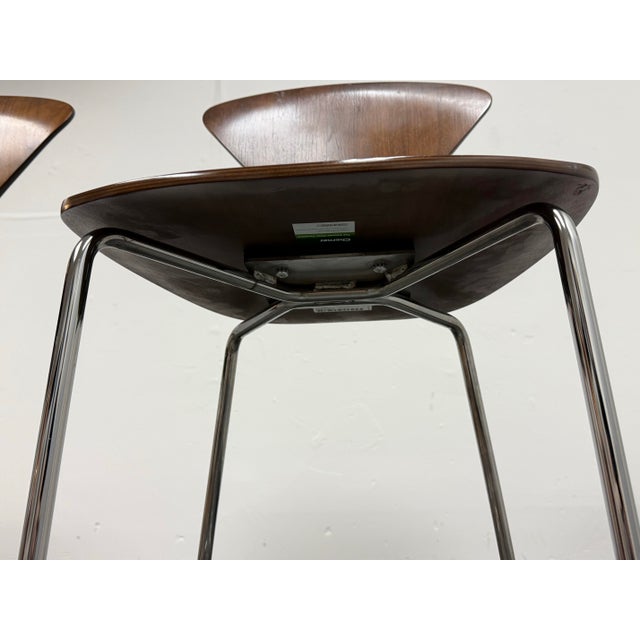 Norman Cherner for Cherner Chair Company Cherner Counter Stools, Pair For Sale - Image 11 of 12