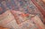 Early 20th Century Antique Distressed Aqua Blue Malayer - 4'9" x 5'11" For Sale - Image 5 of 7