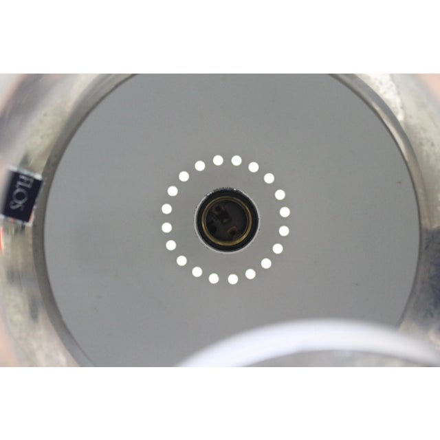 1970s Nictea Pendant Lamps in Nickel-Plated Brass by Tobia Scarpa for Flos, 1960s, Set of 2 For Sale - Image 5 of 10