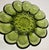 Mid Century Avocado Green Egg Platter For Sale - Image 6 of 9