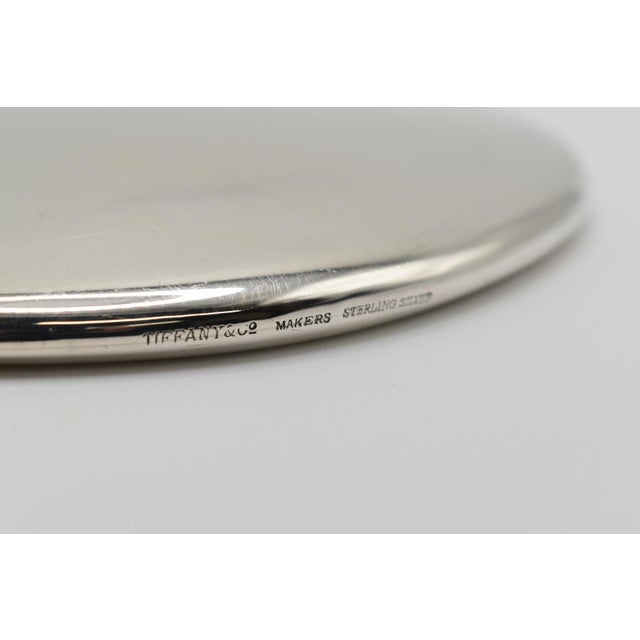 Modern Tiffany & Co. Sterling Silver Hand Mirror For Sale - Image 3 of 11