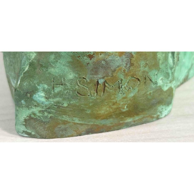 Metal "Absolut/Shards"— Abstract Bronze Sculpture, Herbert Simon 2001 For Sale - Image 7 of 7