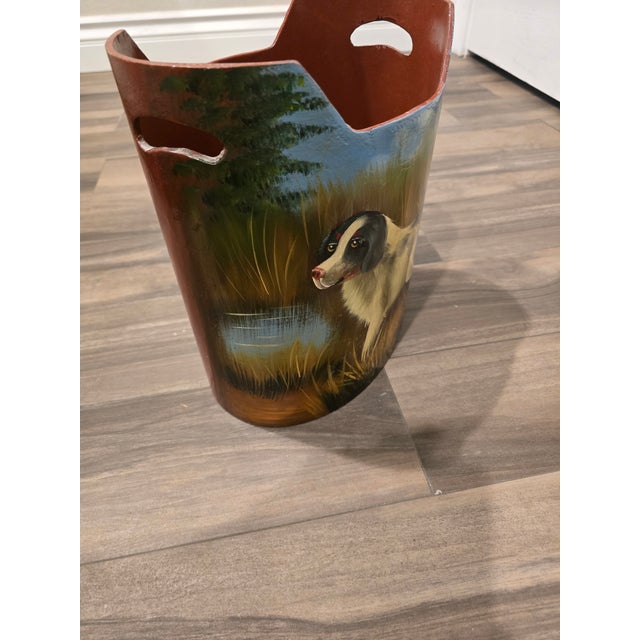 Late 20th Century Hunting Dog, Storage Bin, Magazine Holder For Sale In Palm Springs - Image 6 of 13