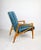 Czech Model Armchair in Ocean Blue attributed to Jiri Jiroutek, 1970s For Sale - Image 10 of 13