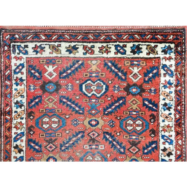 Red Early 20th Century Karabagh Rug For Sale - Image 8 of 13