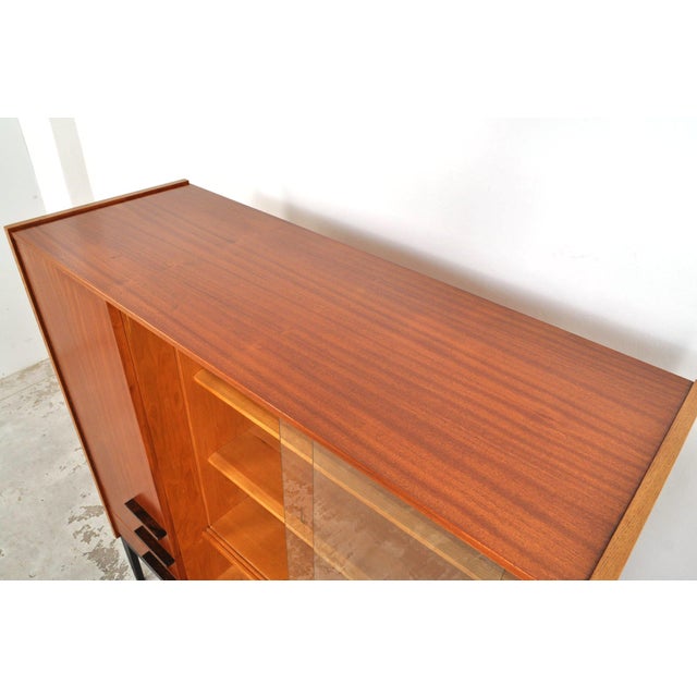 Mid-Century Modern Display Cabinet by Frantisek Mezulanik for Up Zavody, 1960s For Sale - Image 6 of 13