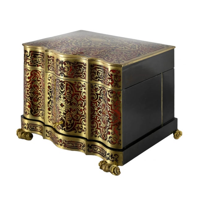 19th Century Napoleon III Liqueur Box, France, Set of 21 For Sale - Image 4 of 12