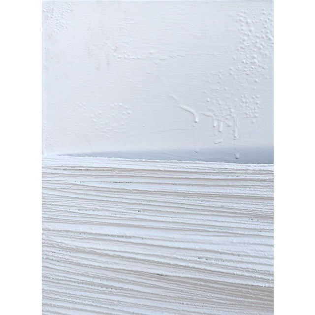 2022 “Stepping Out in Pink Sole” Contemporary White Found Object Shoe Painting by Tra' Slaughter For Sale - Image 4 of 10