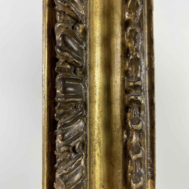 Roman Gilded Frames, 1700s, Set of 2 For Sale - Image 5 of 7