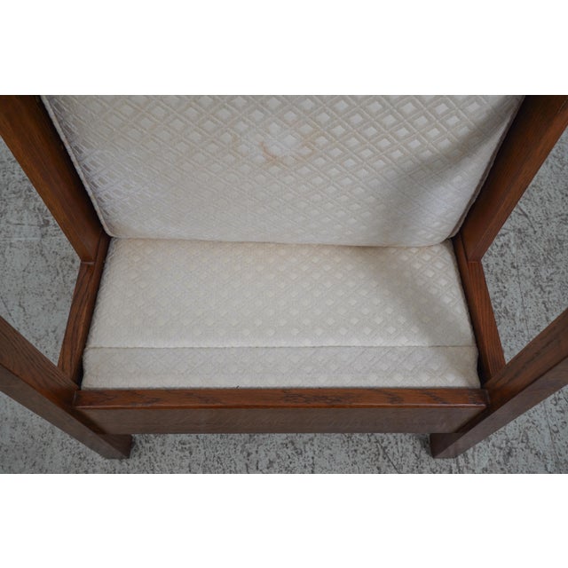 Pair Stickley Harvey Ellis Arts & Crafts Cube Chairs Chairish