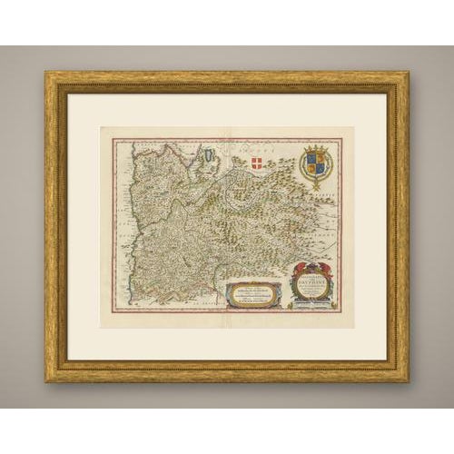 The Dauphine, titled on the plate Delphinatus, vulgo Dauphine, avec les confins des pais et provinces voisines, and drawn...