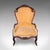 Antique Colonel's Salon Chair & Stool, English, Parlour Seat, Early Victorian For Sale - Image 4 of 12
