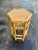 Brighton Pavilion Vintage Coastal Bamboo and Cane Brighton Pavilion Style Side Table For Sale - Image 4 of 11