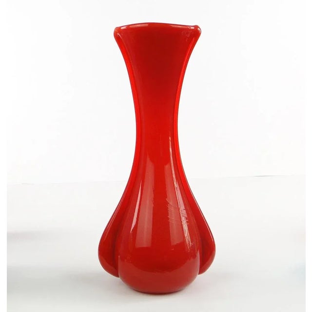 Polish Vase from Wołomin Glassworks, 1970s For Sale - Image 12 of 12
