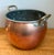 Metal Vintage Hammered Copper and Brass Planter For Sale - Image 7 of 12