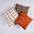 Contemporary Schumacher x Miles Redd Painterly Windowpane 22" Pillow in Brown For Sale - Image 3 of 4
