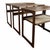 Vintage Danish Nesting Tables by J. Anderson for Silkeborg, 1960s, Set of 3, in Flawless conditions. Designed 1960 to 1969...