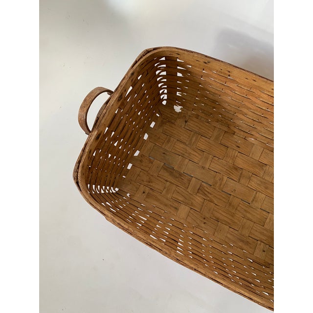 Farmhouse Vintage Large Shoe Basket or Wall Hanging For Sale - Image 3 of 10