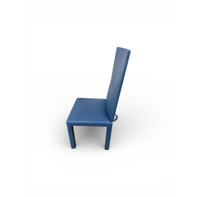 Animal Skin Arcadia Leather Chair from B&B Italia, 1980s For Sale - Image 7 of 9