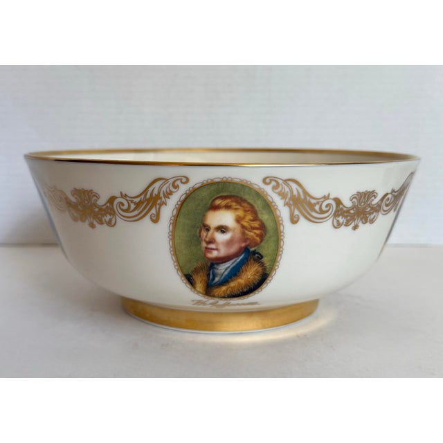 Ceramic 1970s Lenox "The Patriots Bowl" Commemorative Fine China Bowl For Sale - Image 7 of 8