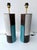 Mid-Century Pair of Ceramic Lamps Mondrian by Bitossi. Italy, 1990s For Sale - Image 6 of 13