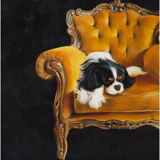 Cavalier King Charles Spaniel Original Oil Painting For Sale