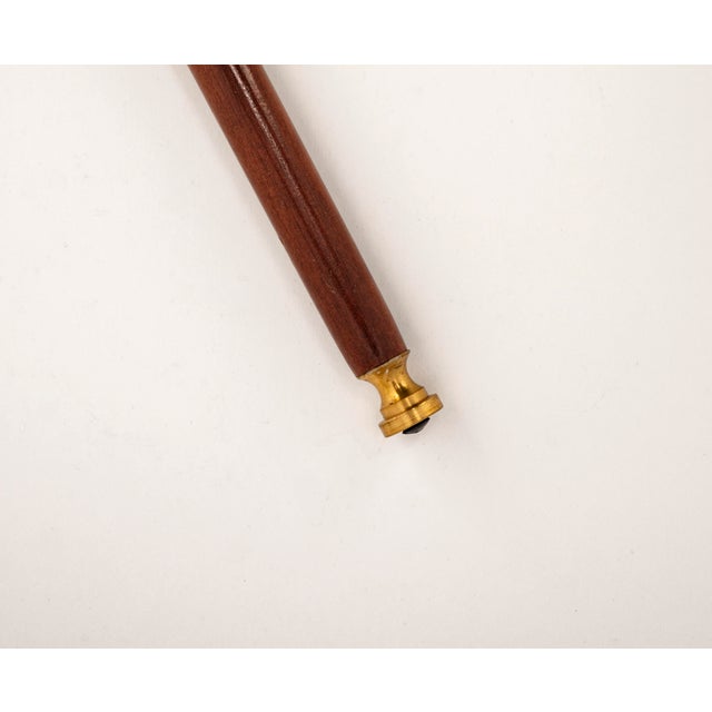 Black Vintage Walking Stick with Brass Duck Head, 1960s For Sale - Image 8 of 13