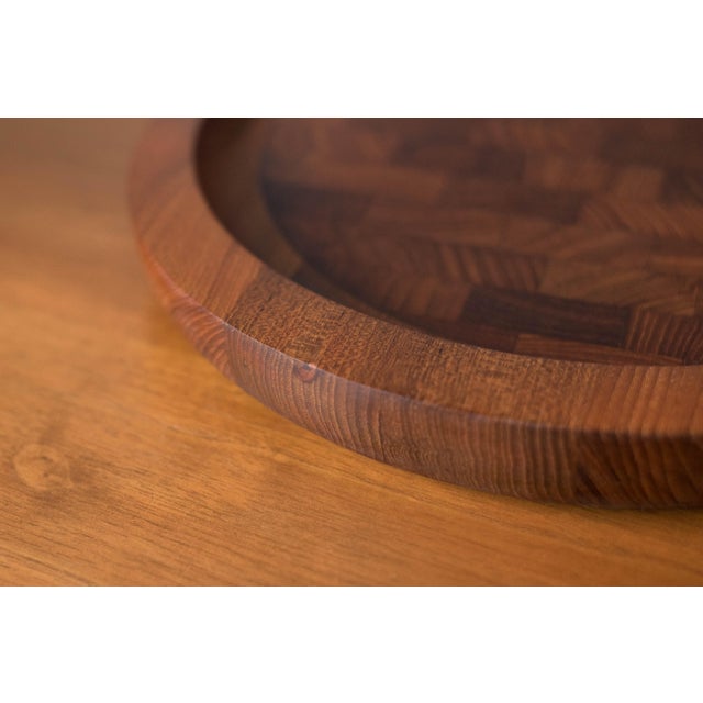 Early Vintage Dansk Teak Cutting Board Tray Platter by Jens H. Quistgaard For Sale - Image 11 of 11