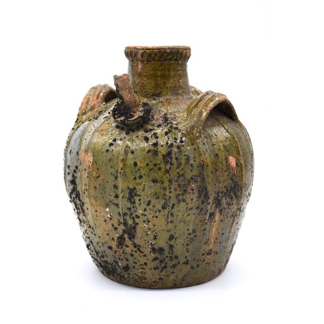 Green Olive Oil Jars, France, 1910, Set of 2 For Sale - Image 8 of 18