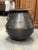 Large Cauldron Shaped Metal Planter For Sale - Image 4 of 8