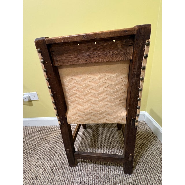 1940s 1940s Child's Upholstered Chair - Custom Made For Sale - Image 5 of 5