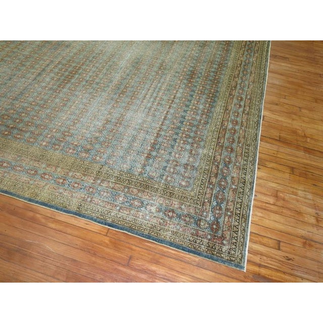 Late 19th Century Zabihi Collection Persian Tabriz Carpet For Sale - Image 4 of 10