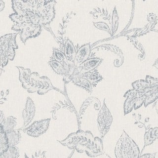 Sample - Borastapeter Indigo Bloom Wallpaper in Blue For Sale