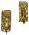 Mid-Century Modern Swedish Brass Sconces, Set of 2 For Sale