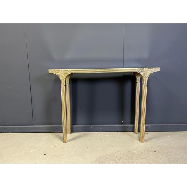 Mirrored and Gilt Wood Console from Deknudt, Belgium, 1970s For Sale - Image 9 of 11