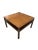 Mid-Century John Widdicomb Walnut Square Cocktail Table With Open Shelf For Sale In Houston - Image 6 of 18
