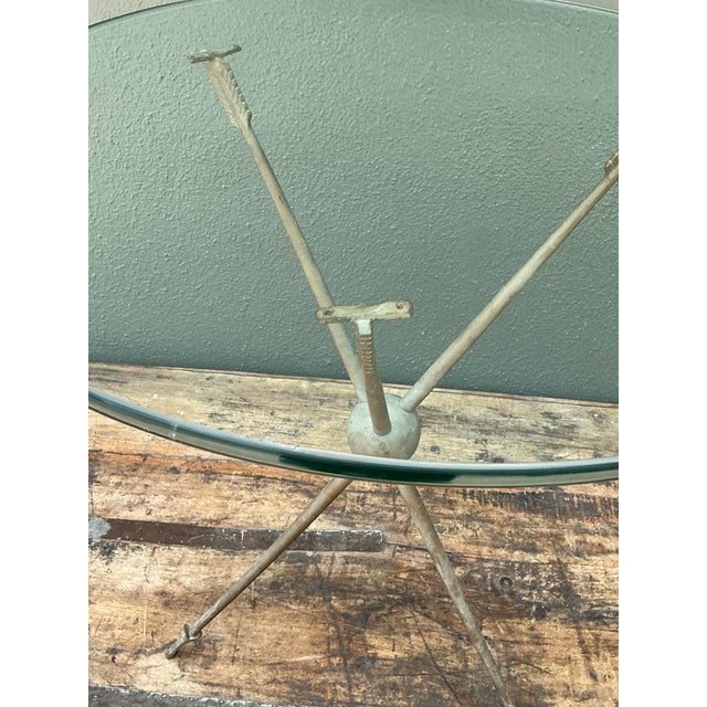 Vintage Arrow Motif Tripod Table For Sale - Image 13 of 18