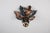 Black Florentine Metal Flower Flush Mounts from Kaiser, Germany, 1960s For Sale - Image 8 of 10