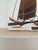 Mid-Century Modern Vintage Marushka Sailboat Print on Stretched Linen Wall Hanging For Sale - Image 3 of 4