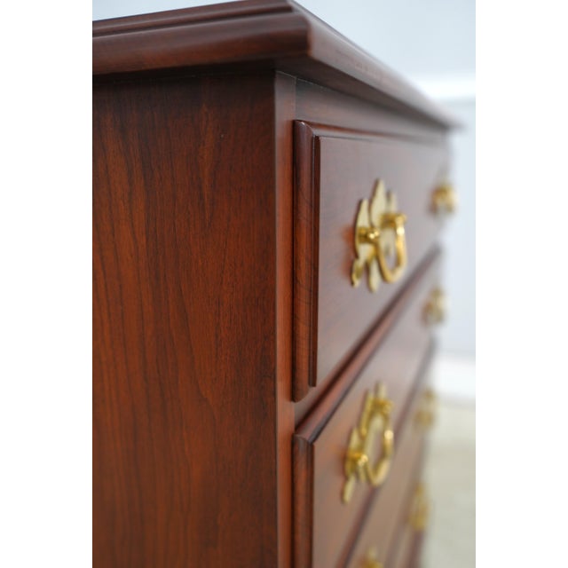 Pair of Henkel Harris Cherry Nightstands For Sale - Image 14 of 18